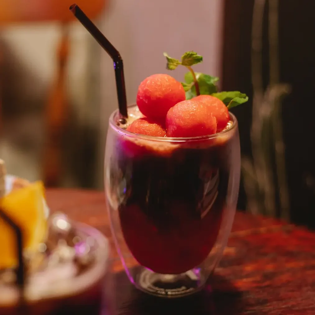 Mocktail à base de jus de fruits